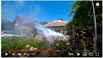 Генератор тумана против комаров, мух, пауков, блох, вредителей сада