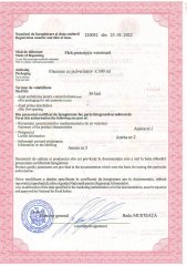 Реєстраційне посвідчення ветеринаарного препарату Екстразол1ь М у Молдові стр2