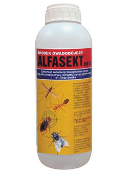 Инсектицидный препарат Альфасект для уничтожения тараканов, мух, ос, муравьев, амбарных вредителей